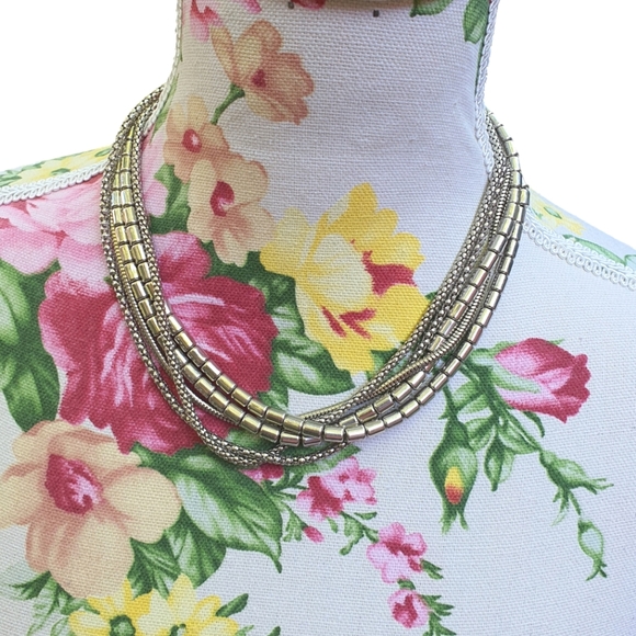 Multi Strand Fashion Necklace - Picture 4 of 4